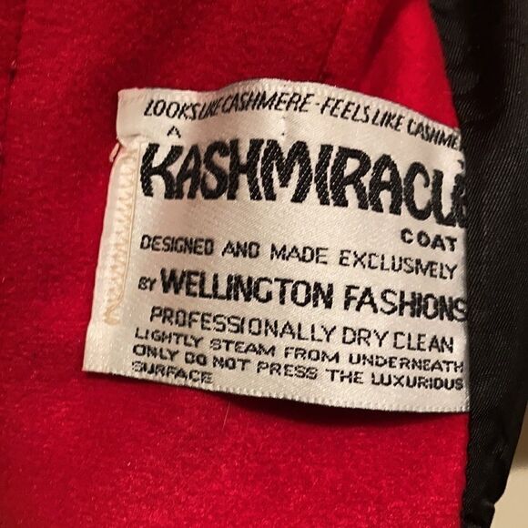 Wellington Fashions Kashmiracle Pea Coat Vintage - Picture 2 of 8